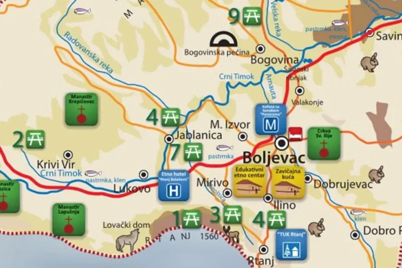 Read more about the article Turistička mapa opštine Boljevac